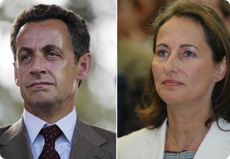 Sarkozy and Royal