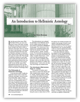 An Introduction to Hellenistic Astrology: Part 2