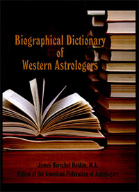 James Holden: Biographical Dictionary of Western Astrologers